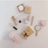 Children's Wooden Pretend Makeup Set: Portable Cosmetics Toy for Dress-Up and Imaginative Play