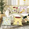Мультяшная Sanrio P-Pompompurin Наволочка Модная Квадратная Наволочка Спальня Диван Комната Инс Декор Подушка для Отдыха Чехол