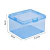 Multi-purpose Transparent Plastic Storage Box Rectangular Shape Collection Box Jewelry Container Desktop Organizer Cards Box