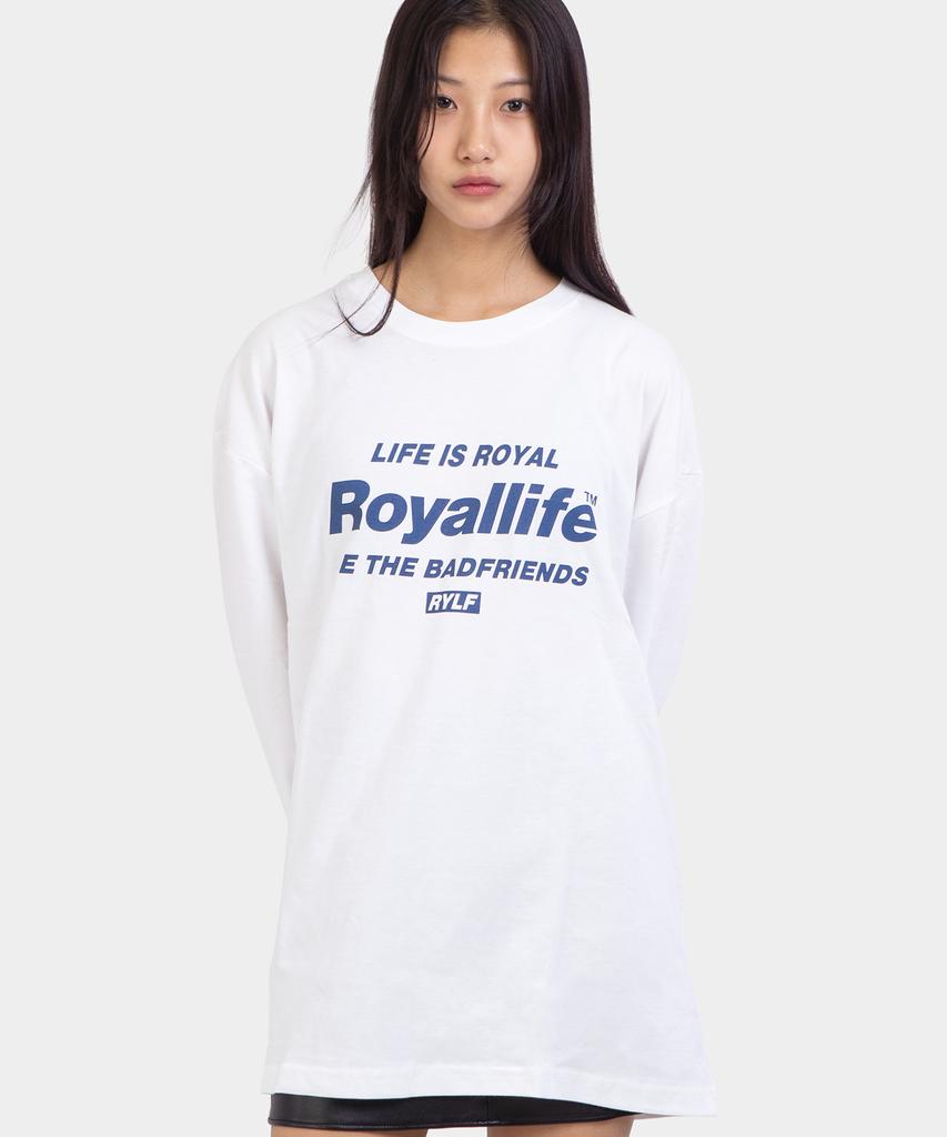 ROYALLIFE Rll301 Будь Другом Лонгслив - Белый