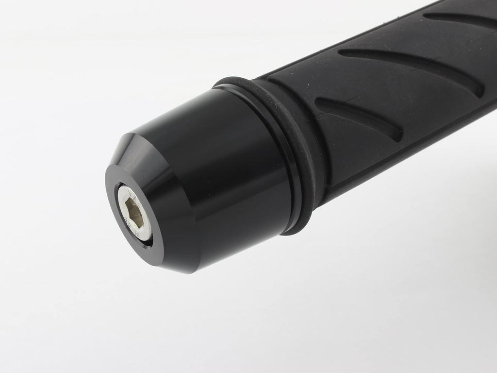 POSH FAITH Motorcycle Supplies Handlebar End Middle Weight Bar End Yamaha Genuine Handle M16 Type Black Bar End Cap MT-09 MT-07 etc. 032779-06-10