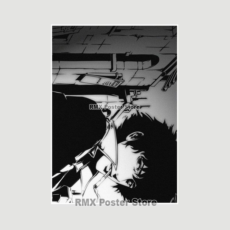 Ковбой Бибоп плакаты белая бумага аниме фигурки принты живопись фотографии гостиная бар украшения домашний декор манга наклейки на стену