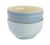 Staub Bowl Ceramic 12cm 2P Set Macaron Ceramic Small Bowl Microwave Safe Japanese Ceramic Bowl "Ceramic Blue" [Authorized Product] Z1023-686