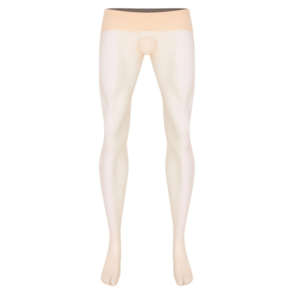 Мужские Ультратонкие Эластичные Колготки Чулки С Высокой Талией Бесшовные Прозрачные Леггинсы Одежда Для Сна