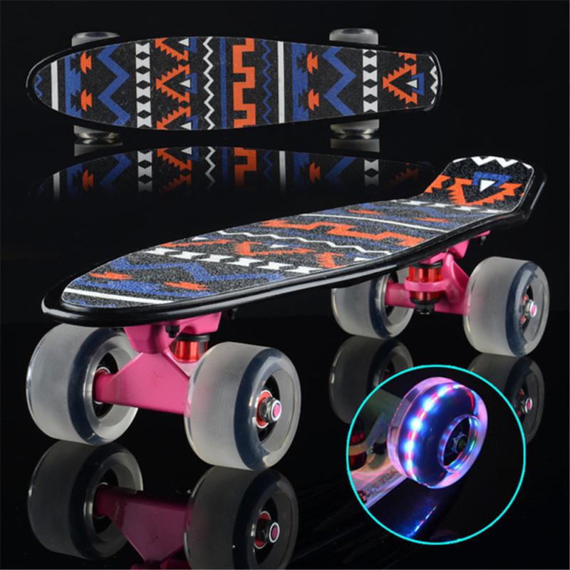 Четырехколесный скейтборд 58 см * 15 см, одинарный скейтборд с лонгбордом, палуба, скейтборд Lucanxingous