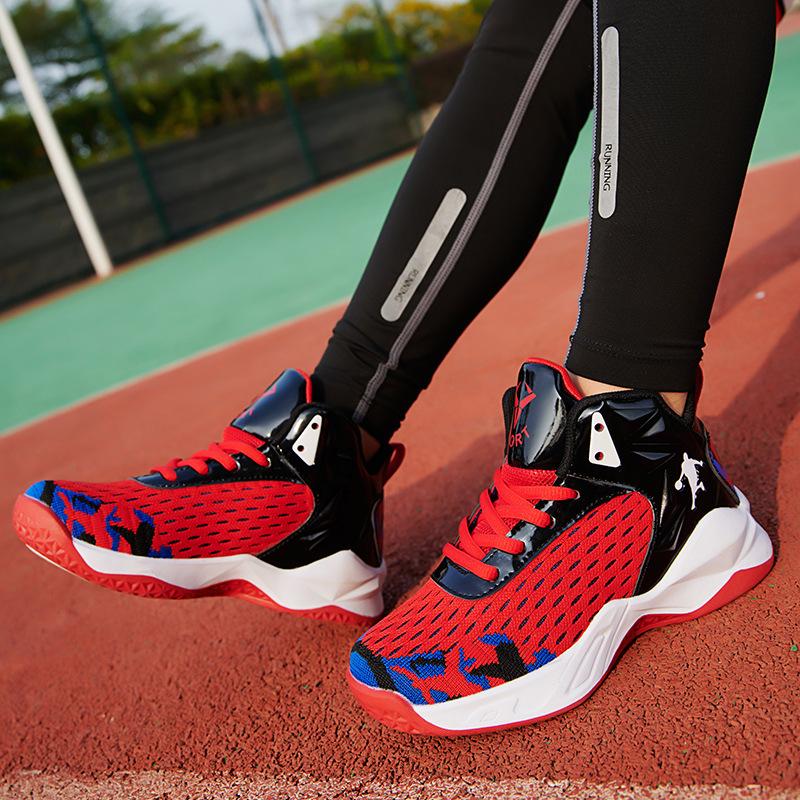 Детские баскетбольные кроссовки для детей среднего и старшего возраста, спортивная обувь для мальчиков, летние сетчатые дышащие кроссовки для тренировок для молодежи и учеников начальной школы