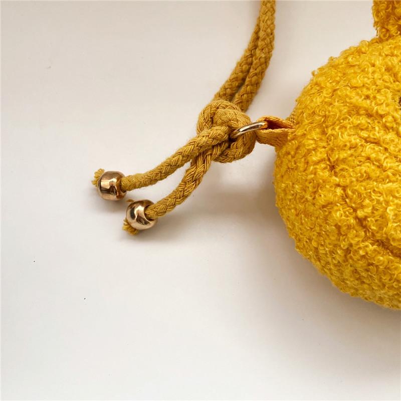 Kawai маленькие мягкие плюшевые сумки через плечо с кроликом для маленьких девочек, портмоне, сумки, детские модные сумки на плечо, внешняя сумка для монет, карточек