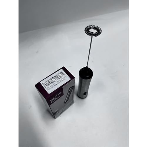 Handheld Coffee Frother, USB Rechargeable Hand Frother, Adjustable Handheld Milk Frother for Cappuccino, Hot Chocolate, Milkshakes, and Egg Mixes, Sil