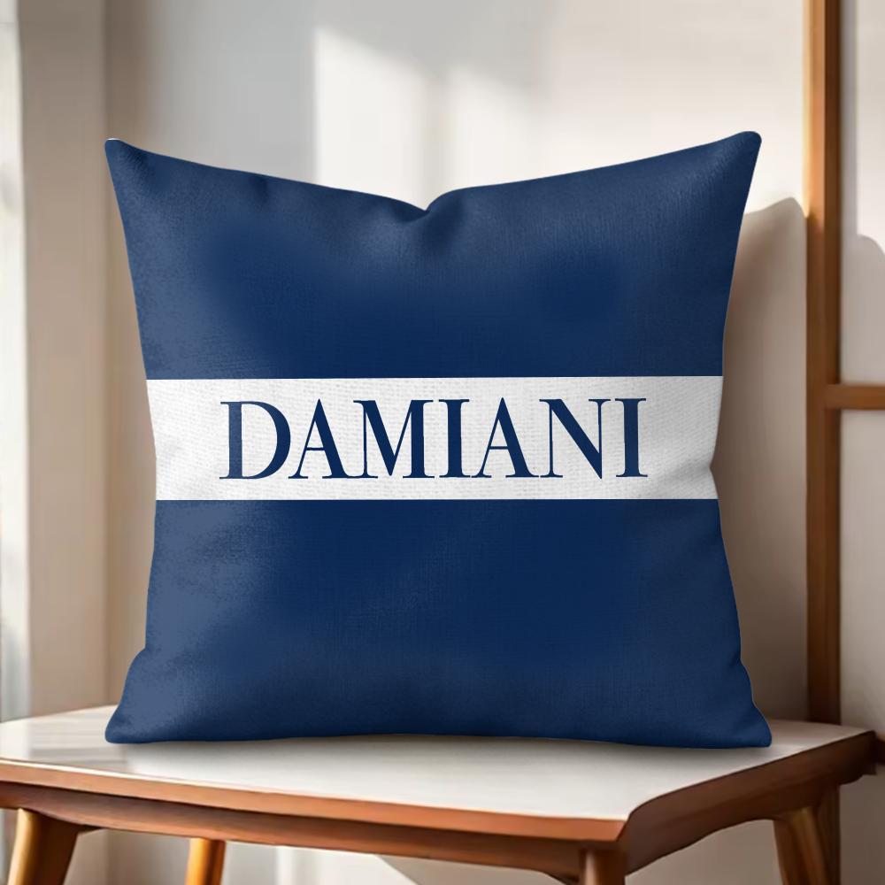 Итальянская Великолепная Наволочка DDamiani с Подушкой Натуральный Лен Органическая Ткань Двусторонняя Печать Подушки для Дивана Декор для Дома
