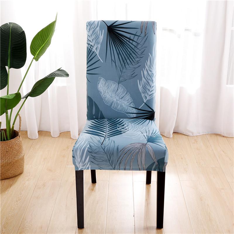 Geometric Elastic Dining Chair Cover Universal Slipcovers Chair Case Stretch Seat Cover For Wedding El Banquet Living Room