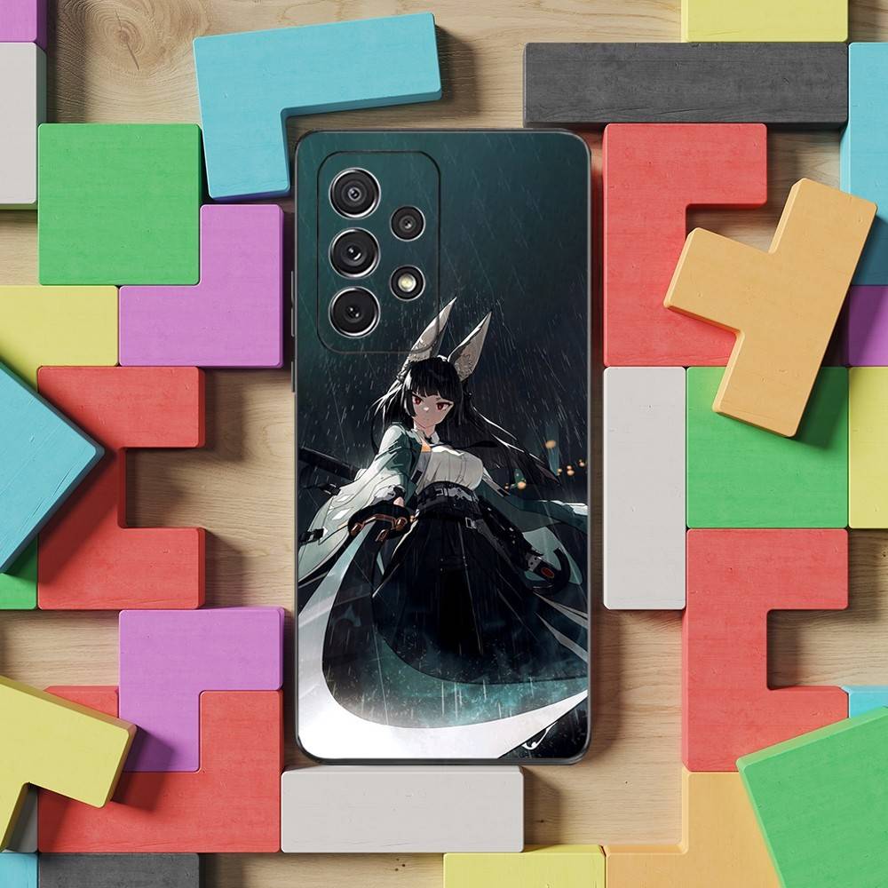 Чехол для телефона ZZZ H-Hoshimi M-Miyabi для Samsung S22, S21, S20, S10, S9, S25, S24, S23, Ultra, FE, Plus, Lite, Мягкий силикон, Черный