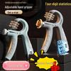 Adjustable Grip Strength Trainer (5-100kg) with Counter for Finger & Arm Muscle Training for Adults & Students