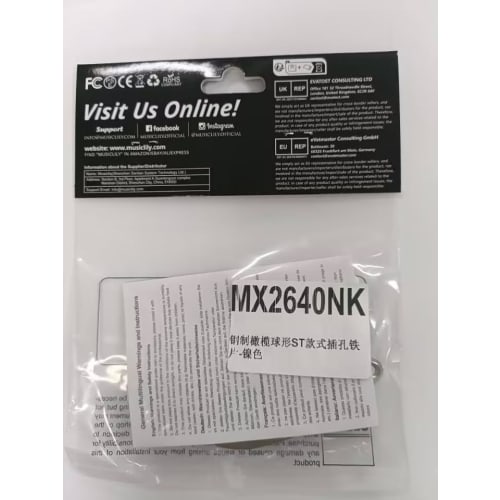 Musiclily Pro 10mm Steel Ship-Shaped Jack Plate for Stratocaster Electric Guitars, Nickel