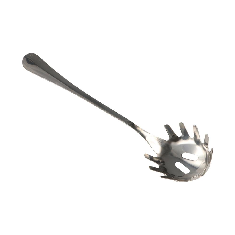 Длинная ручка Ложка для пасты Нержавеющая сталь Ложка для вермишели Дуршлаг Сито для лапши Кухня