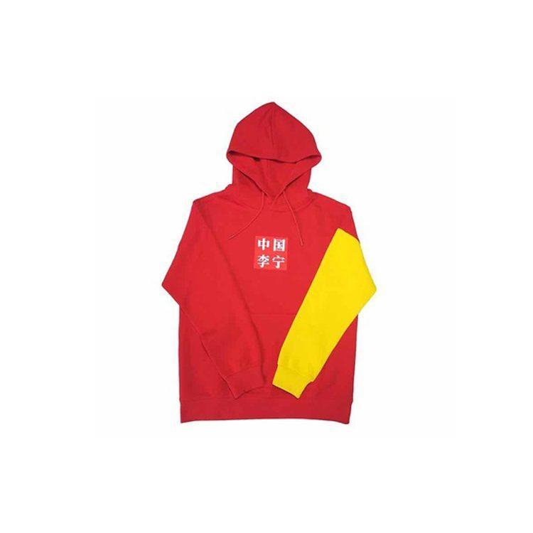 Li Ning Китай Li Ning Толстовки Унисекс С капюшоном Средняя Обычная AWDN989-3