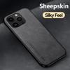 Роскошный кожаный чехол с магнитной застежкой для Iphone 14 13 12 11 Pro Max Mini Xr Xs X 8 7 Plus Se 14pro, автомобильный держатель из овчины в стиле ретро, ​​мягкий чехол