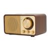 Ретро-деревянный Bluetooth-динамик с четким звуком и качеством звука, мини-портативный беспроводной винтажный деревянный динамик для