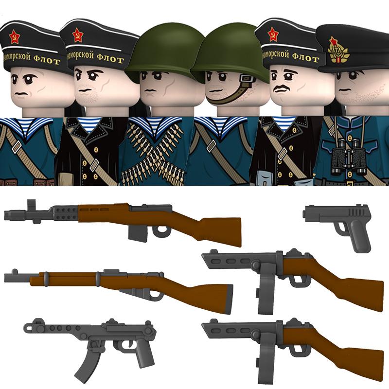 Нетоксичные Военные Фигурки Немецкого Флота Второго Мирового Войны Строительные Блоки Морские Матросы Солдаты Командир Подлодки Воин Части Оружия Кирпичики Игрушки Дети