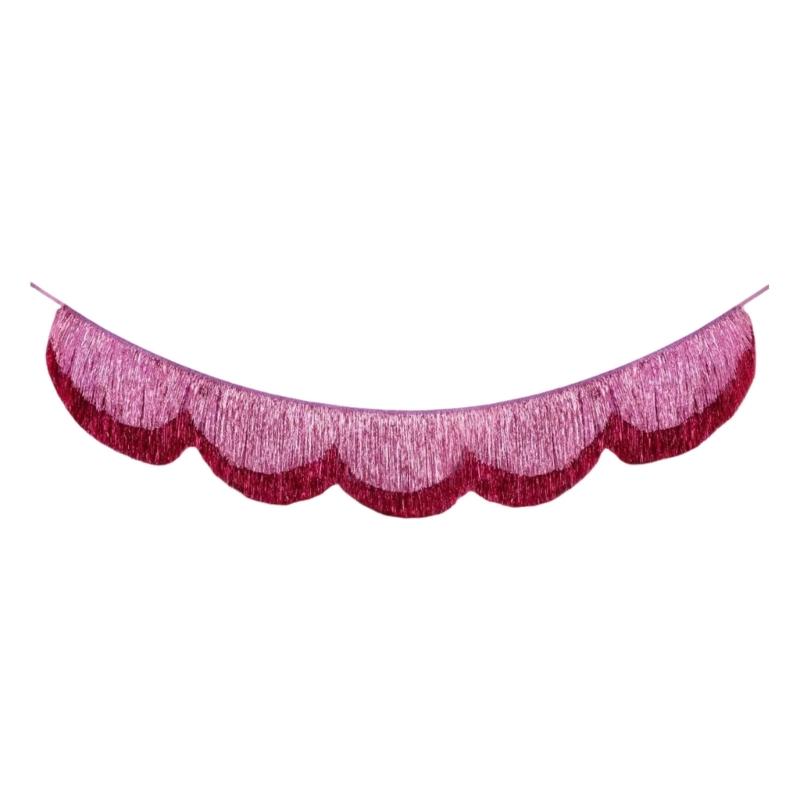 Гирлянды с бахромой и фестонами для блестящих дней рождения Блестящее украшение Фон для фотозоны ПЭТ-картон для вечеринок