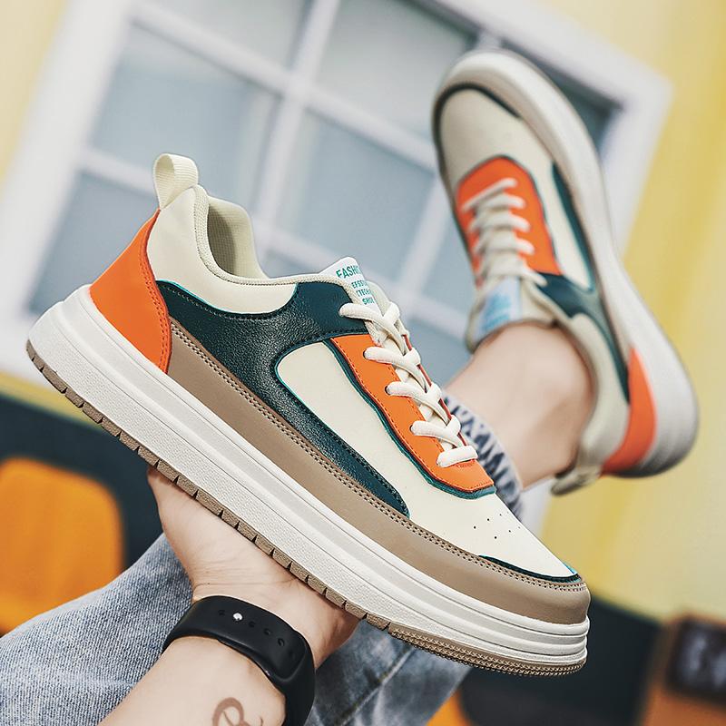 2024 Autumn Extra Large Size Board Shoes 45 Wheat Color Trendy Shoes 46 Sports and Leisure Shoes 47 Enlarged and Fattened Men's Shoes 48