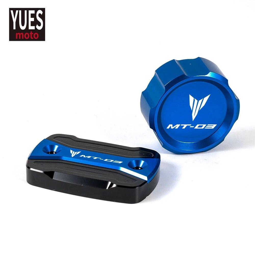 Аксессуары для мотоциклов, высокое качество, передняя и задняя крышка главного резервуара цилиндра с ЧПУ для Yamaha MT03 ABS MT 03 2015-