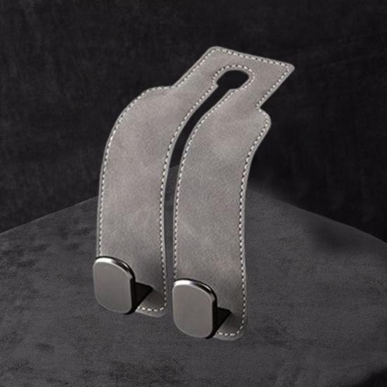 Крючок на подголовник автомобильного сиденья Держатель для телефона Искусственная кожа Сверхпрочный Многофункциональный Универсальный Крепление-органайзер на подголовник для внедорожника Автомобильные аксессуары для интерьера