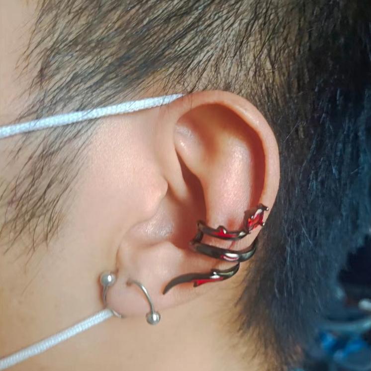 Серьги-клипсы в виде мультяшного магического короля для мужчин и женщин