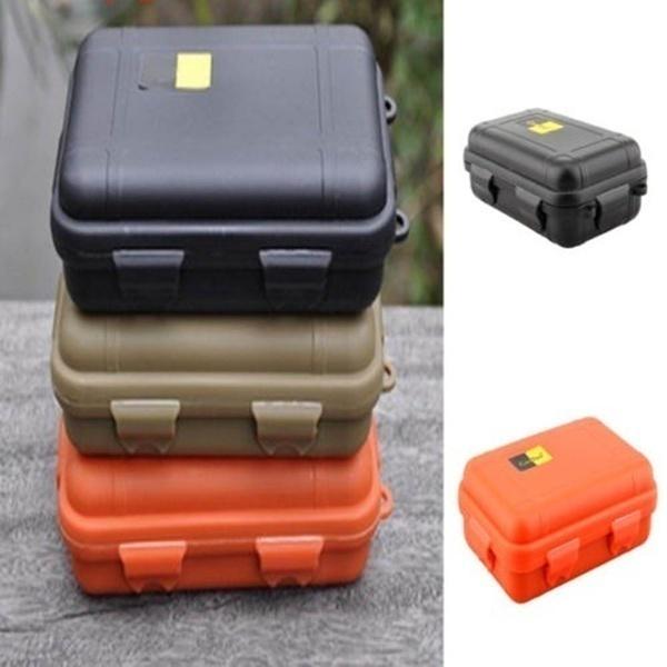 Small Use Large/Small Tactical Gear Tool Case Shockproof Carry Outdoor Waterproof Box Survival Storag