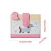 Ultra Thin Embroidery Sausage Dog Wallet Purse Coin Pouch Simple Card Bag  Card Storage Bag