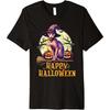 Sphynx Sphinx Hairless Cat Lovers Witch Hat Funny Halloween Premium T-Shirt