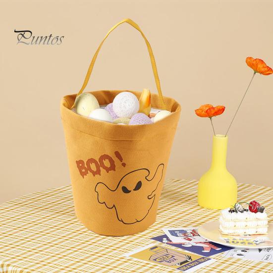 Сумка для конфет на Хэллоуин, форма летучей мыши, жуткий принт, большая емкость, контрастный цвет, праздничный 3D визуальный эффект, корзина для конфет на Хэллоуин