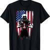 Cool Patriotic Football Player T-Shirt