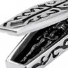 Vintage Stainless Steel Skull Human Skeleton Steampunk Cross Pendant Necklace Chain