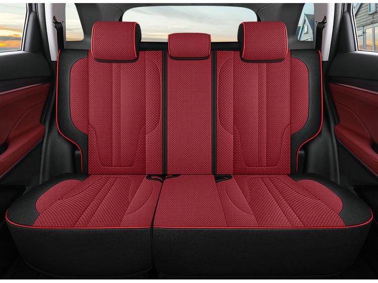 Всесезонный льняной чехол на сиденье для пятиместного автомобиля Changan CS55PLUS
