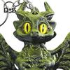 3D Printed Keychain Dragon Winged Design Keyring with Moving Tail Bags Luggage Schoolbags Car Interiors