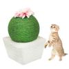 Sisal Knitting Ball Cat Toy Tumbler Catching Cat Mint Ball for Pet