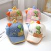 Children's Spring Baseball Hat Sunshade Hat for Boys and Girls Dinosaur Duck Tongue Hat Sunscreen Hat for 1-3 Years Old