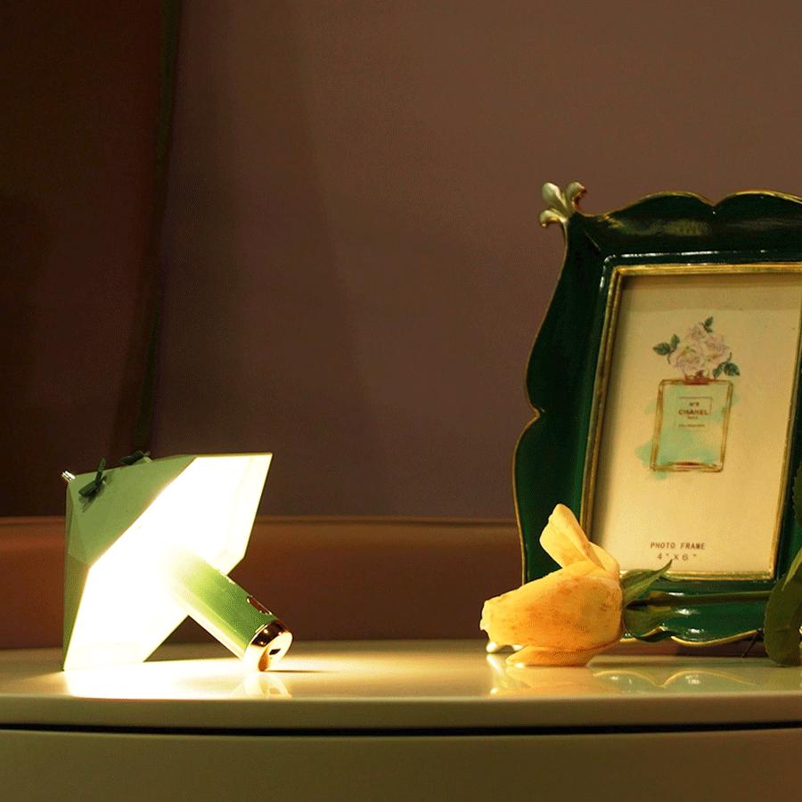 Зонт мини-ночник Usb перезаряжаемый светильник для учебы и чтения книг портативный фонарик ночник магнитная наклейка настольная лампа