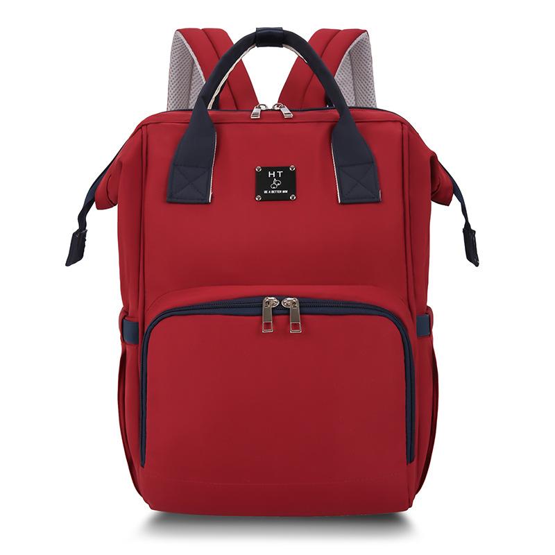 Mommy bag, large-capacity diaper bag, lightweight backpack for outings, waterproof, with handles, multifunctional, and designed for carrying breast