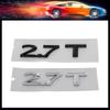 3D Premium 2.7T 2.7 T Letters for Car Fender Trunk Rear Bonnet Decal Emblem Badge Sticker
