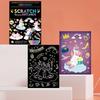 Книга-раскраска с мультяшными рисунками Набор для скретч-рисования Цветные карточки Сделай сам Школьные Учебные Поощрительные Принадлежности Художественные Принадлежности Подарки на День Рождения Tmz