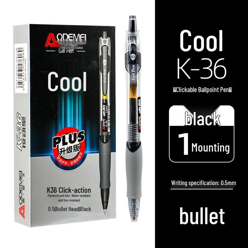 Гелевая ручка Qixin GP108 Быстросохнущая для Учеников и Учителей - Черный, Красный, Синий Цвета Подписи