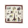 Picnic PARIS Cityscape Brown F [Rope Passage] Scarf, (22),