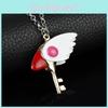 Cardcaptor Sakura Stylish Necklace Alloy Electroplated Unisex Ideal For Memorial Keepsake