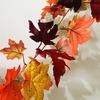 Искусственная осенняя гирлянда из кленовых листьев, подвесное растение, домашний декор со светодиодной подсветкой 170 см CDN
