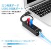 ZOWEETEK USB-хаб с проводной локальной сетью USB RJ45 Gigabit Bus Быстрый Компактный Адаптер, 3-портовый хаб 3.0, Ethernet, с питанием, Легкий, Зарядка,