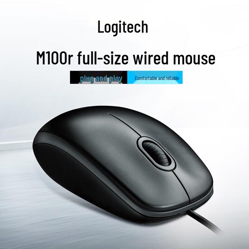 Logitech Проводная оптическая USB-мышь