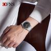 OFNS 5316 Fashion Quartz Watches for Men Elegant Simple Design 30M Waterproof Luminous Stainless Steel Casual Business Men Watch
