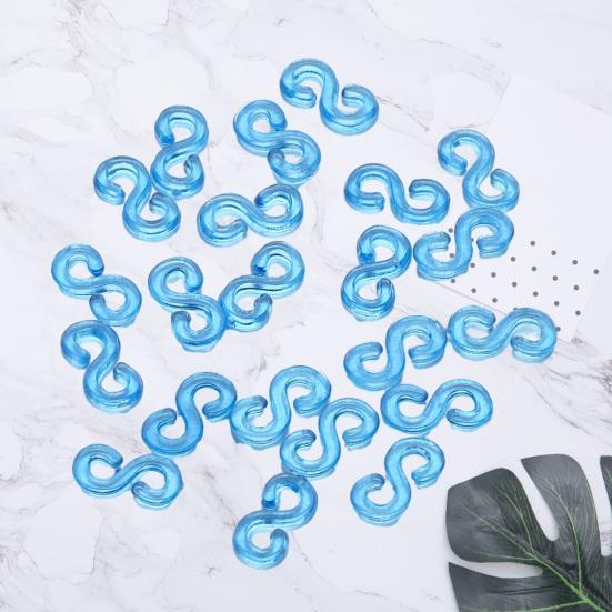 Радужные аксессуары, 500 шт./компл., эластичные резинки, ювелирные изделия «сделай сам», S-образные пряжки для надежно сплетенных браслетов