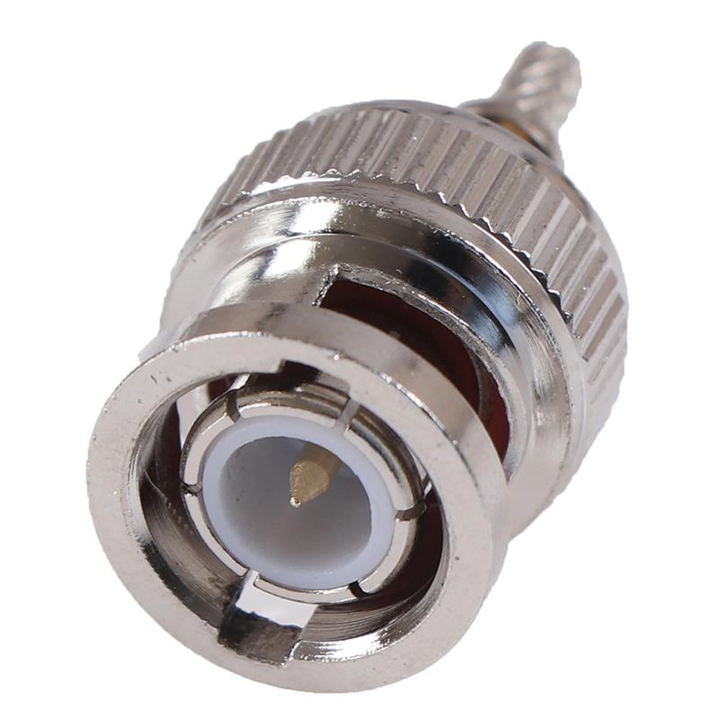 10Pcs Bnc Male Plug Window Crimp Rg316 Rg174 Rg179 Lmr100 Cable Connector